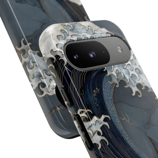 Golden Wave – Tough Glossy Google Pixel Case