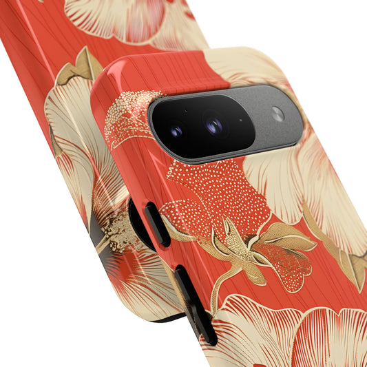 Golden Hibiscus – Tough Glossy Google Pixel Case