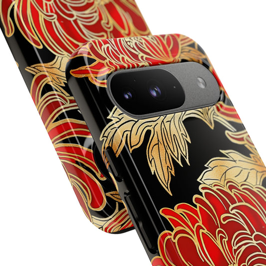 Ember Petals – Tough Glossy Google Pixel Case