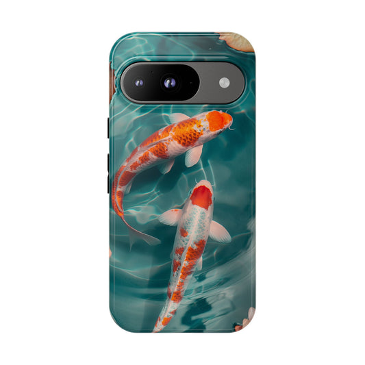 Tranquil Koi Pond – Tough Glossy Google Pixel Case