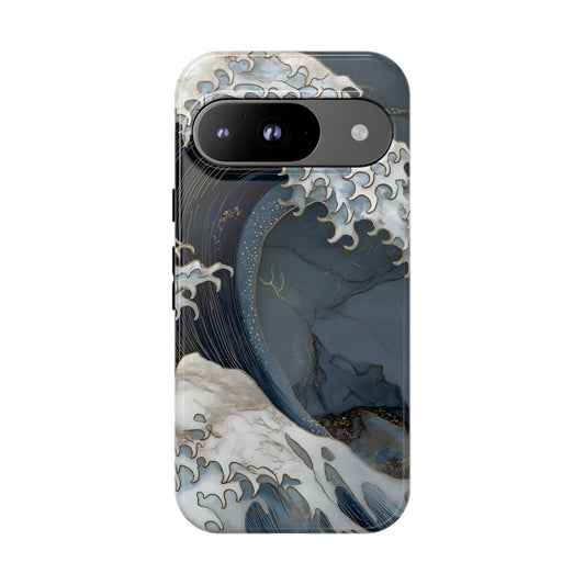 Golden Wave – Tough Glossy Google Pixel Case