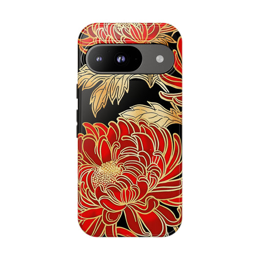 Ember Petals – Tough Glossy Google Pixel Case
