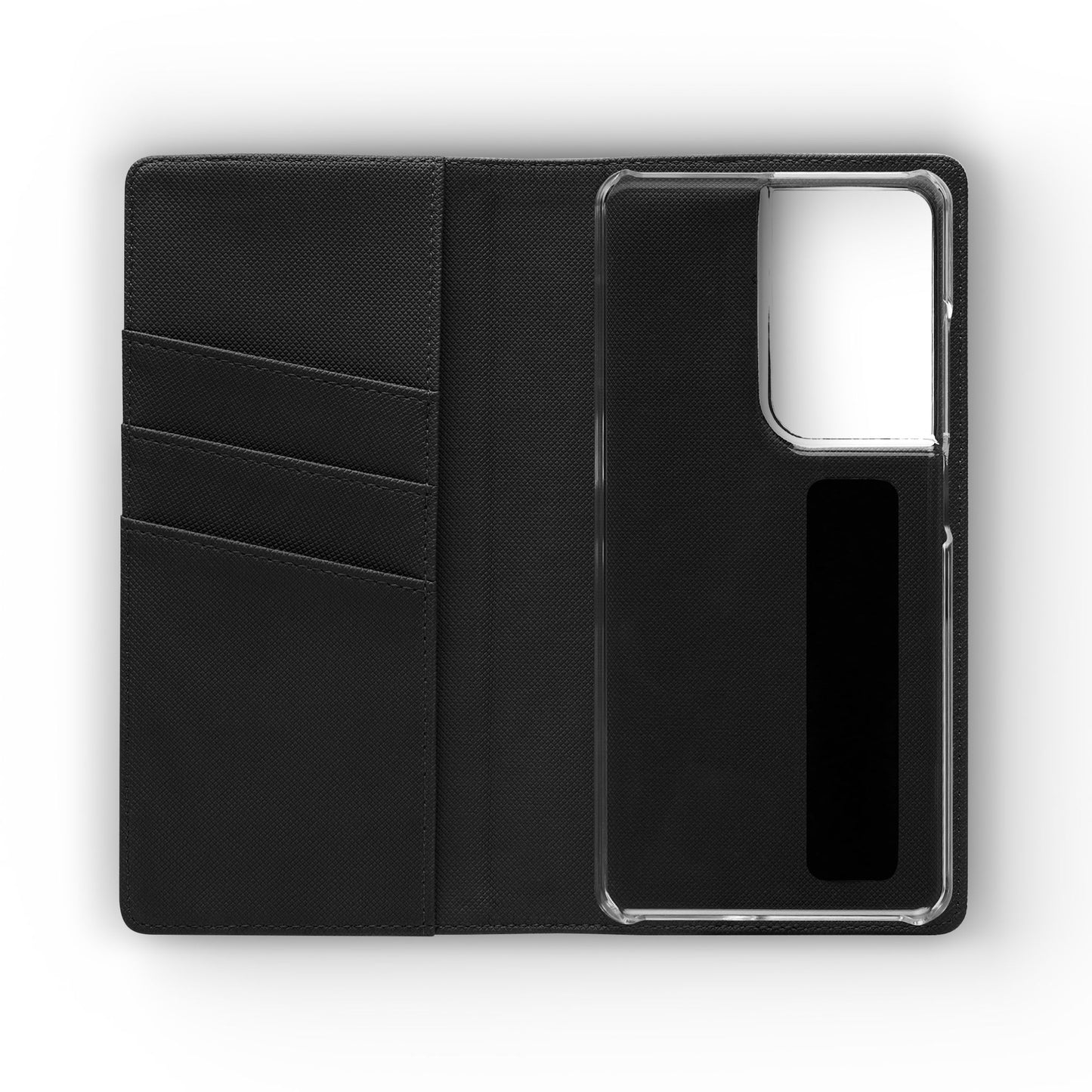 Golden Elegance – Samsung Vegan Leather Wallet Case