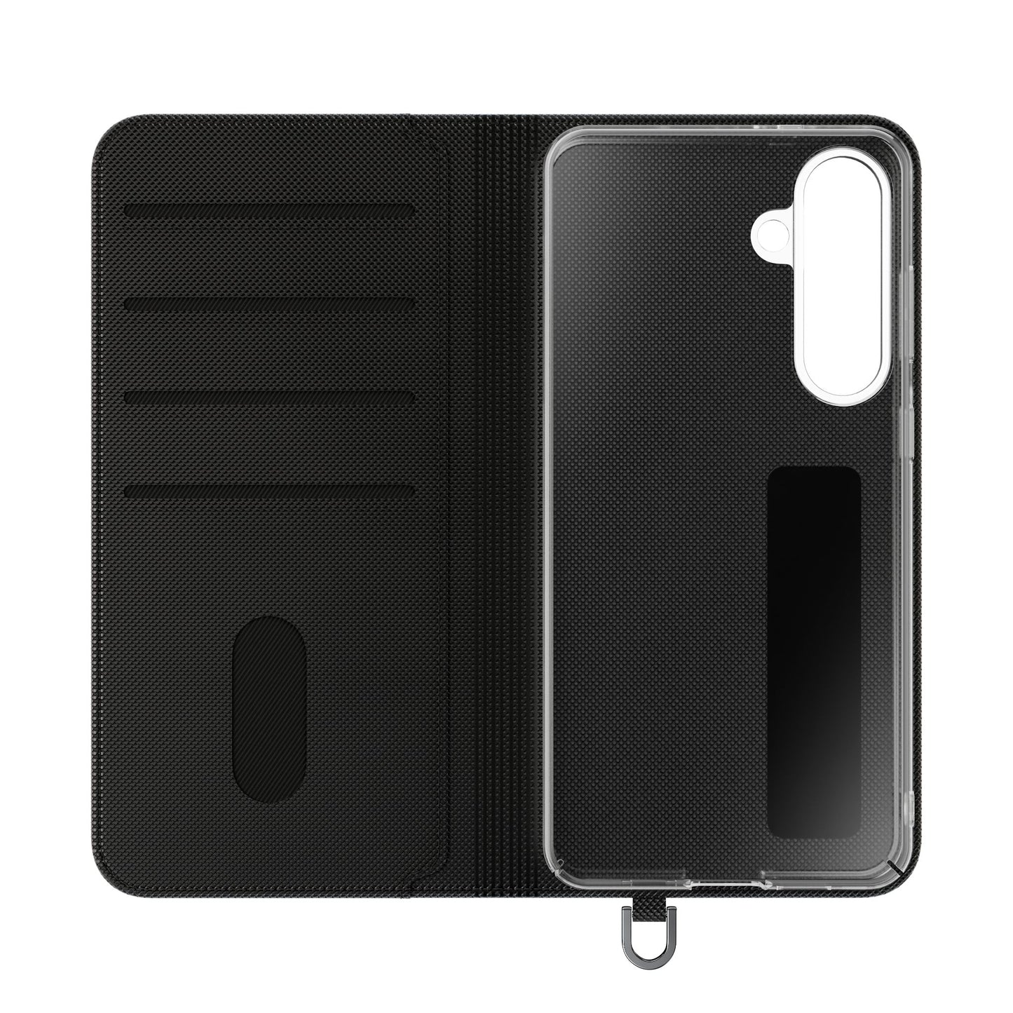 Golden Elegance – Samsung Vegan Leather Wallet Case