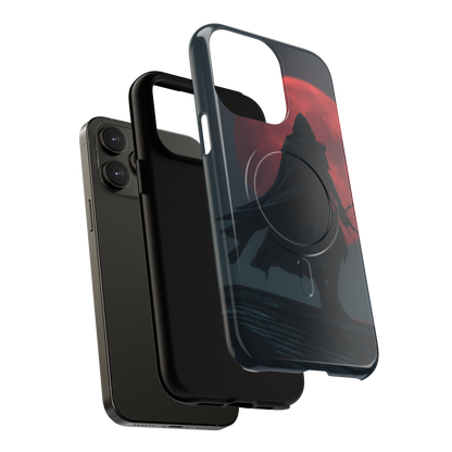 Shadow of the Crimson Moon – Tough MagSafe iPhone Case