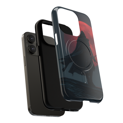 Shadow of the Crimson Moon – Tough MagSafe iPhone Case