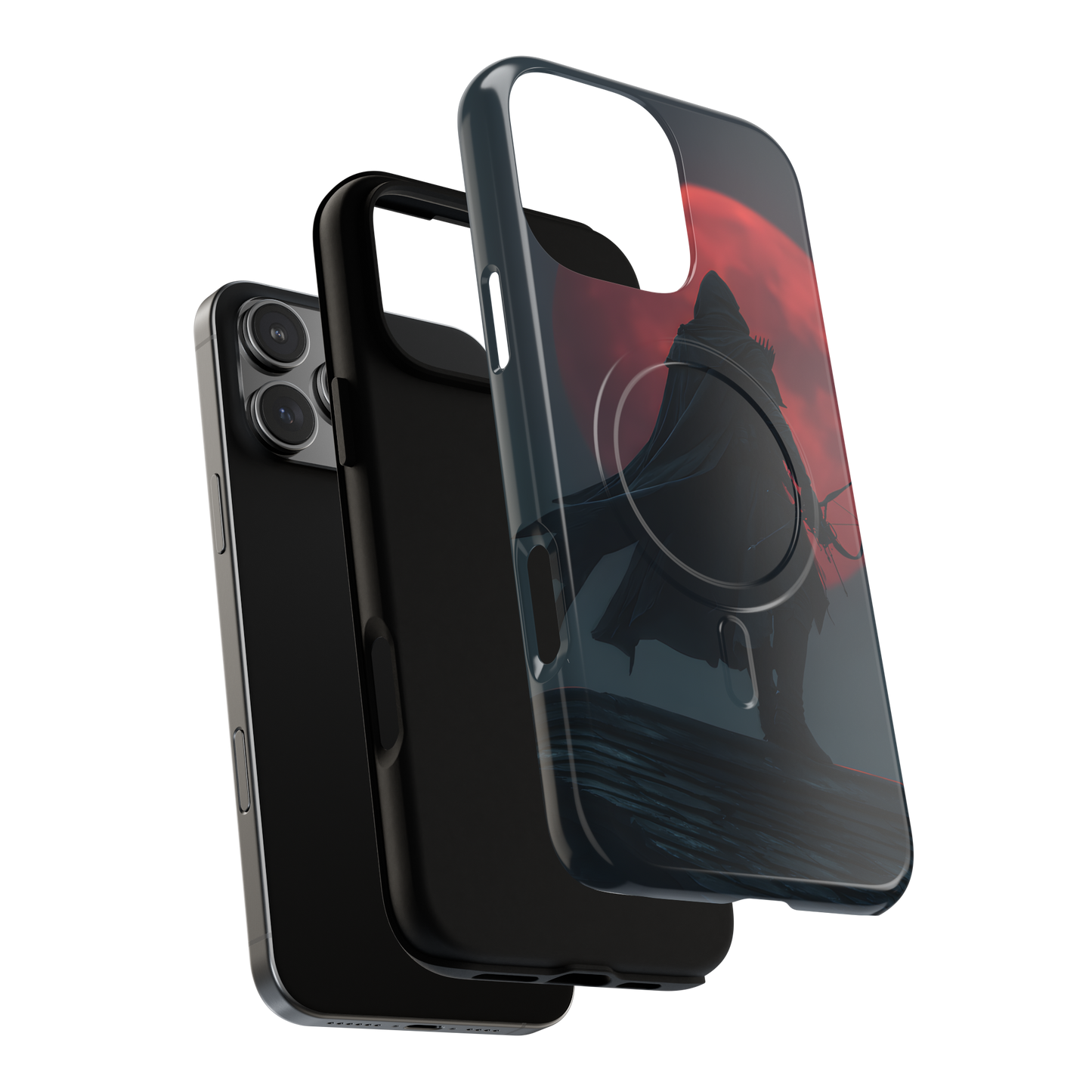 Shadow of the Crimson Moon – Tough MagSafe iPhone Case