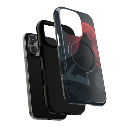 Shadow of the Crimson Moon – Tough MagSafe iPhone Case