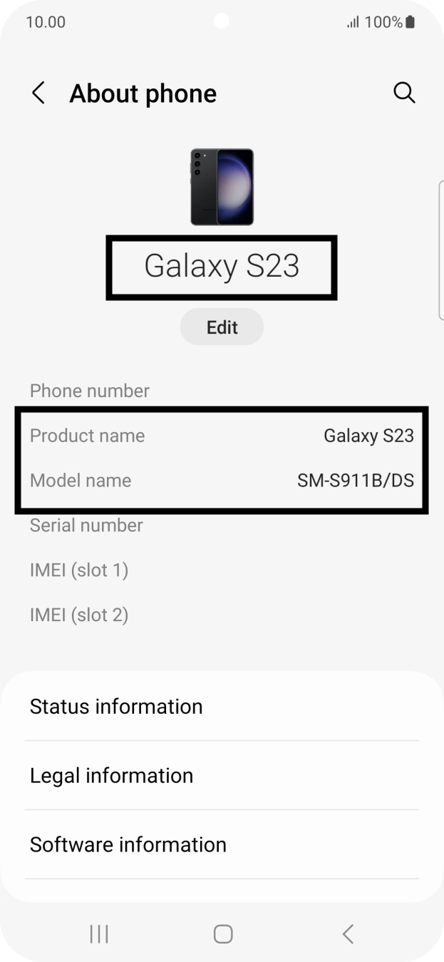 Check your Device model