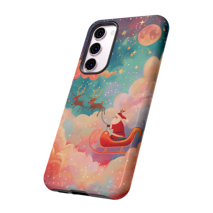 Starlit Santa Sky –  Tough Glossy Samsung Galaxy Case