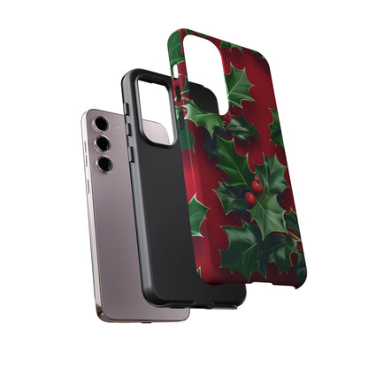 Holly Berry Bloom – Tough Glossy Samsung Galaxy Case