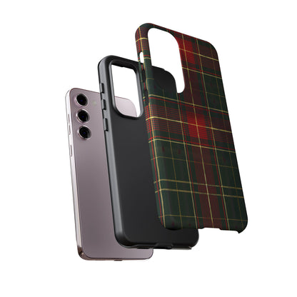 Classic Christmas Tartan – Tough Glossy Samsung Galaxy Case