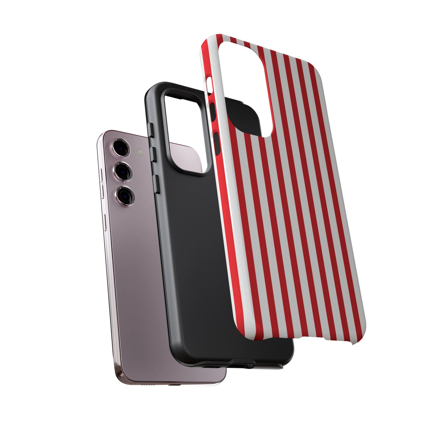 Candy Cane Stripes – Tough Glossy Samsung Galaxy Case