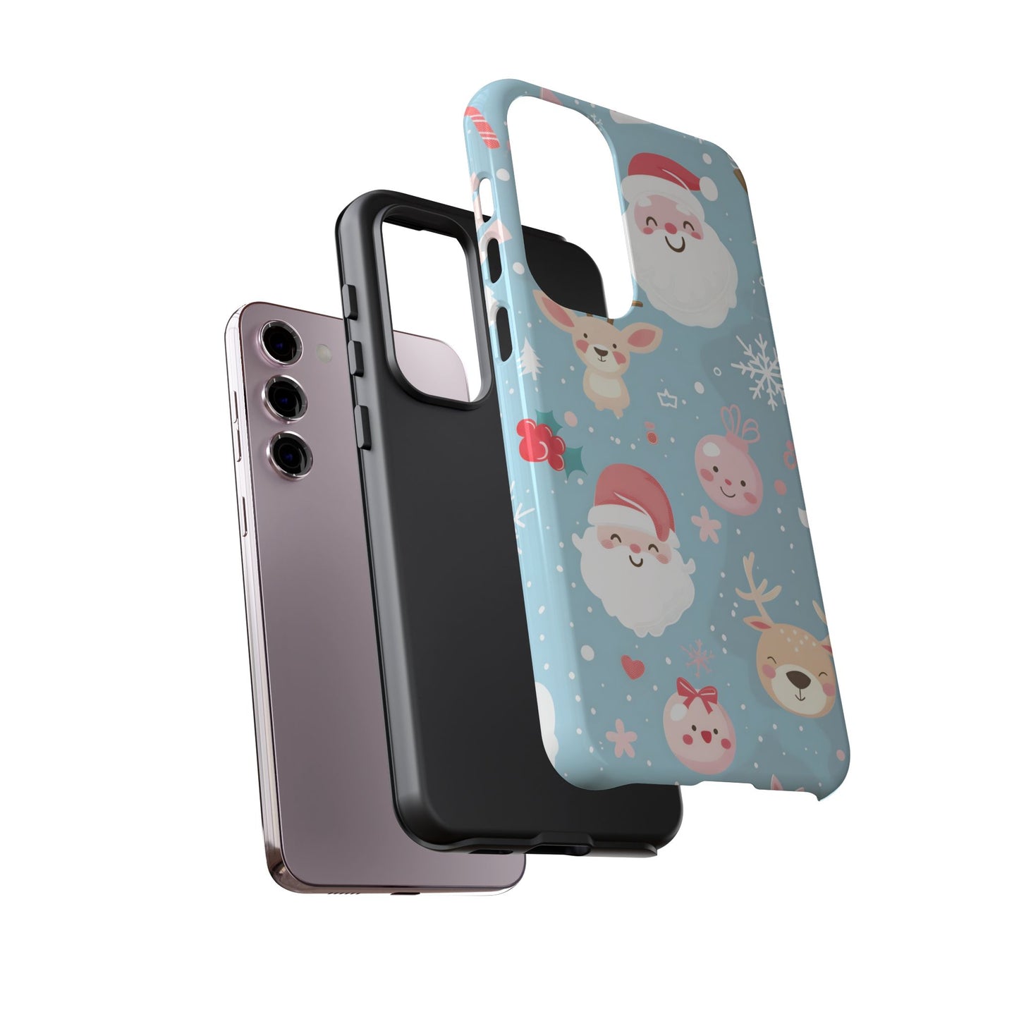 Pastel Santa Joy – Tough Glossy Samsung Galaxy Case