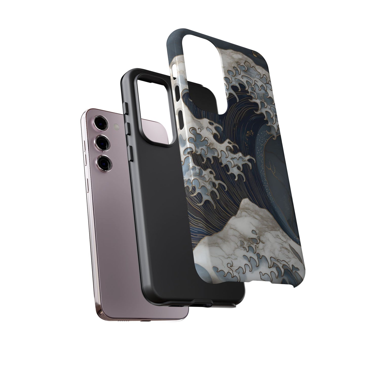 Golden Wave – Tough Glossy Samsung Case