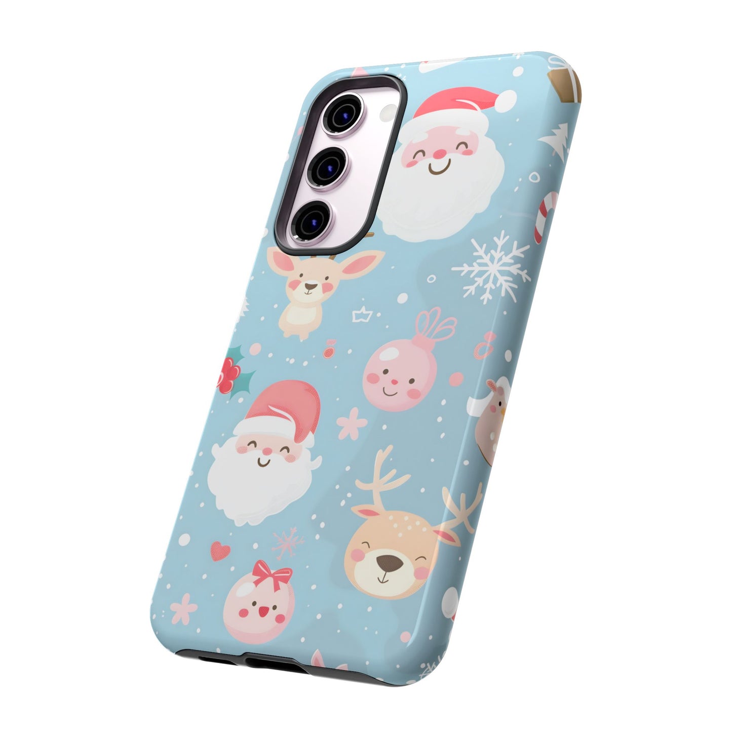 Pastel Santa Joy – Tough Glossy Samsung Galaxy Case