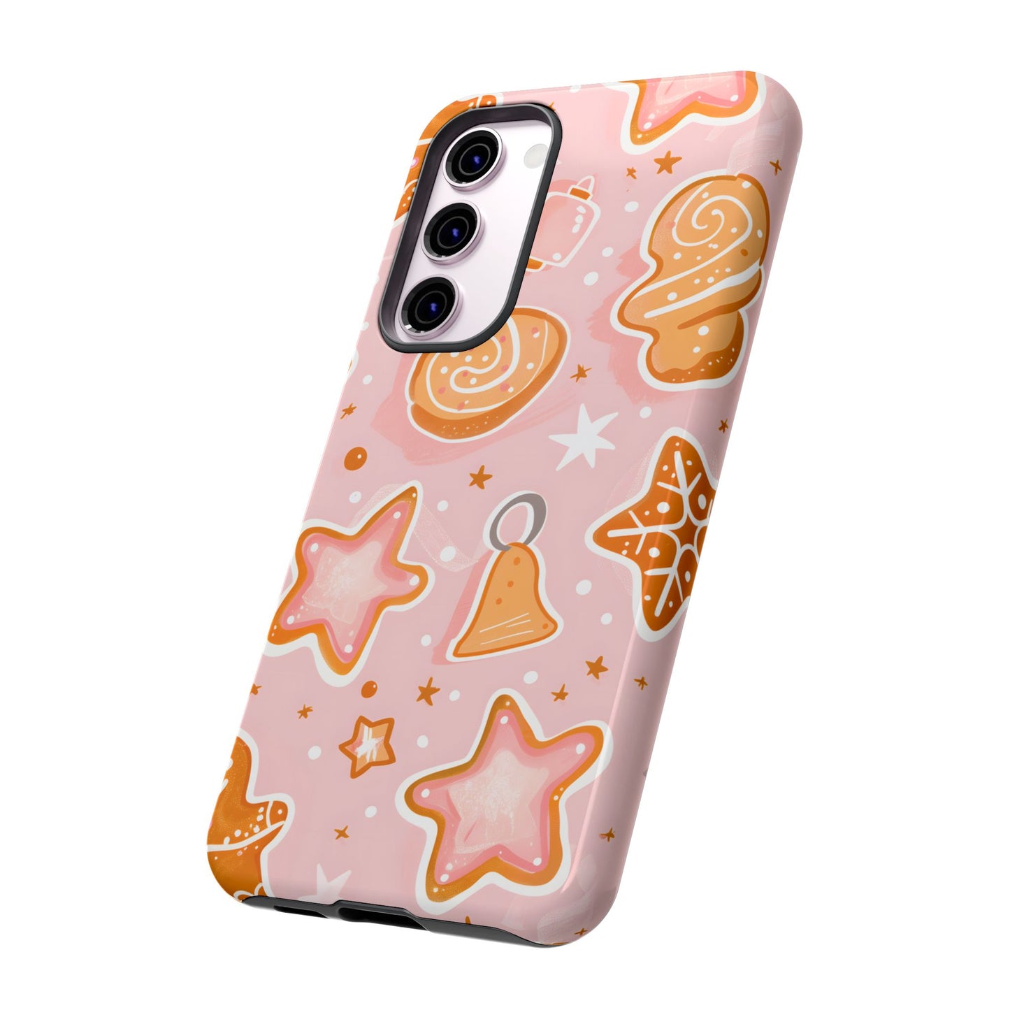 Gingerbread Sweet Stars – Tough Glossy Samsung Galaxy Case