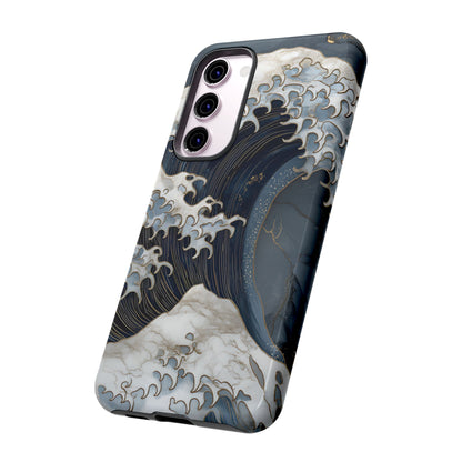 Golden Wave – Tough Glossy Samsung Case