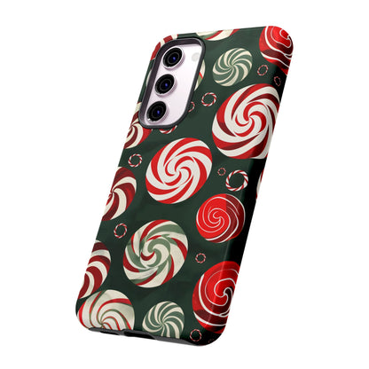 Peppermint Swirl Burst – Tough Glossy Samsung Galaxy Case