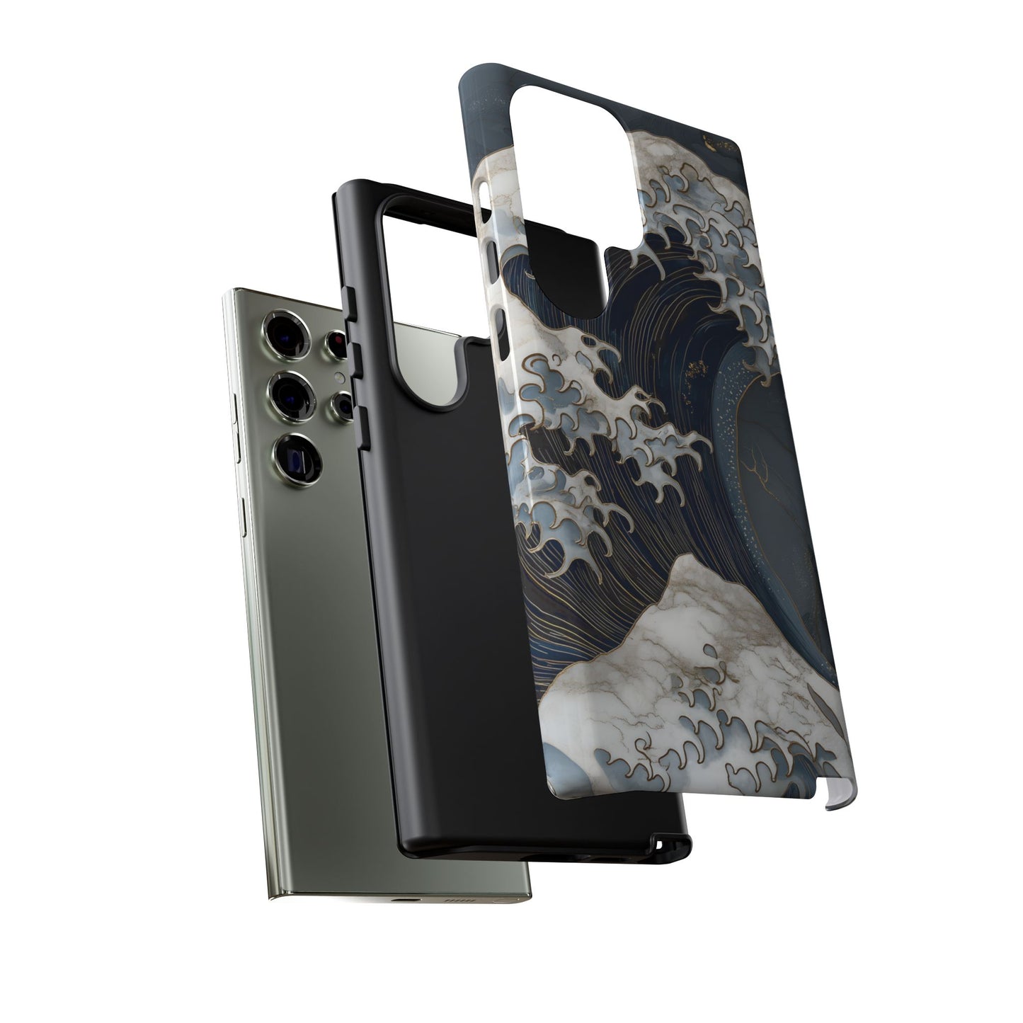 Golden Wave – Tough Glossy Samsung Case
