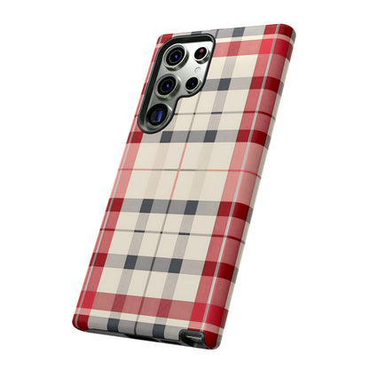 Winter Tartan Classic – Tough Glossy Samsung Galaxy Case