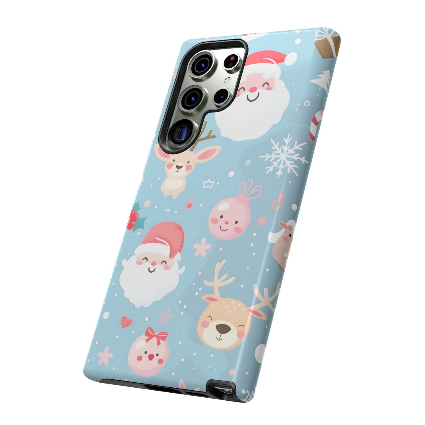 Pastel Santa Joy – Tough Glossy Samsung Galaxy Case