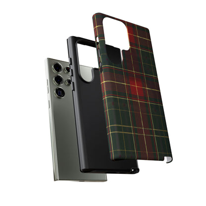 Classic Christmas Tartan – Tough Glossy Samsung Galaxy Case