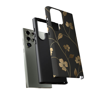 Golden Elegance – Tough Glossy Samsung Galaxy Case