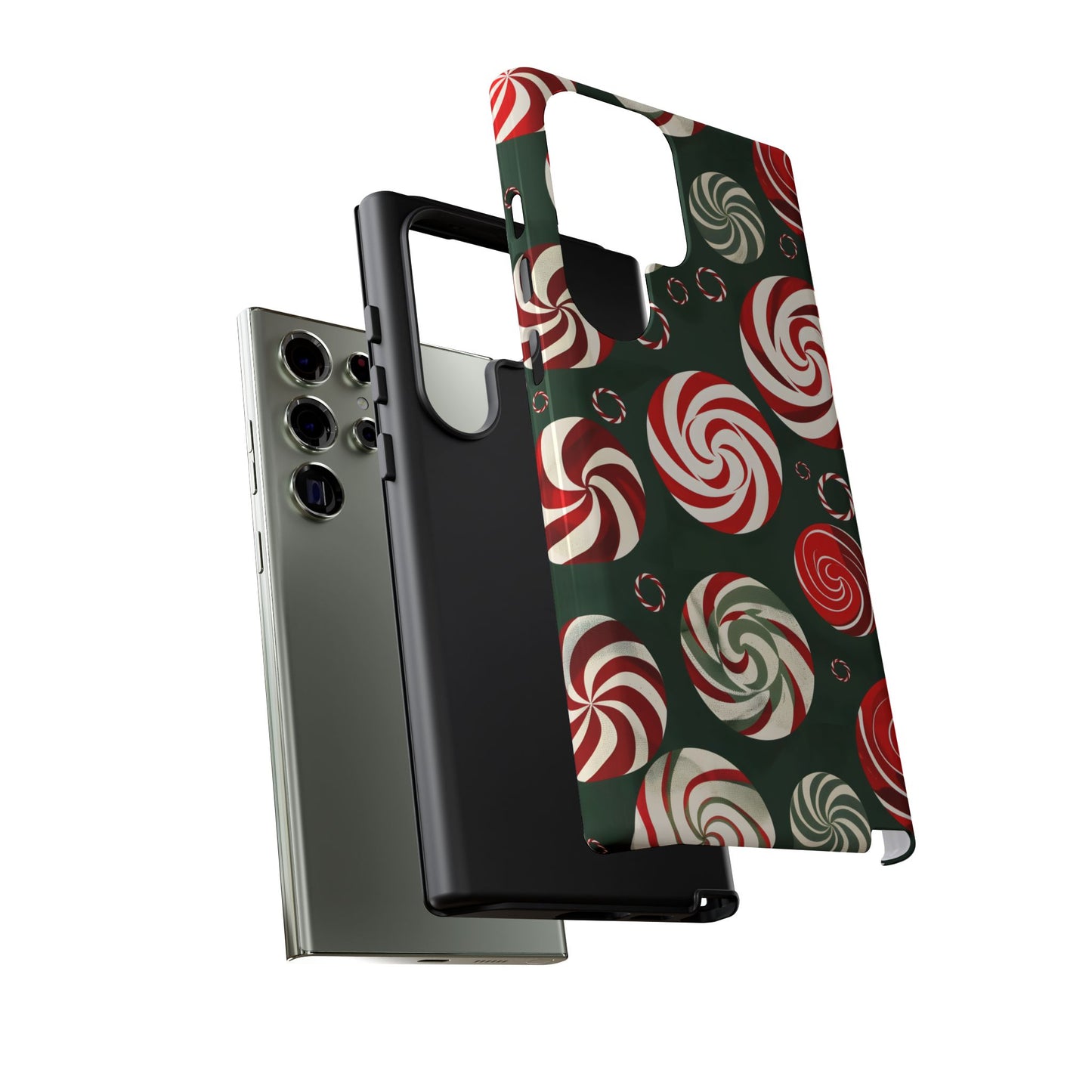 Peppermint Swirl Burst – Tough Glossy Samsung Galaxy Case