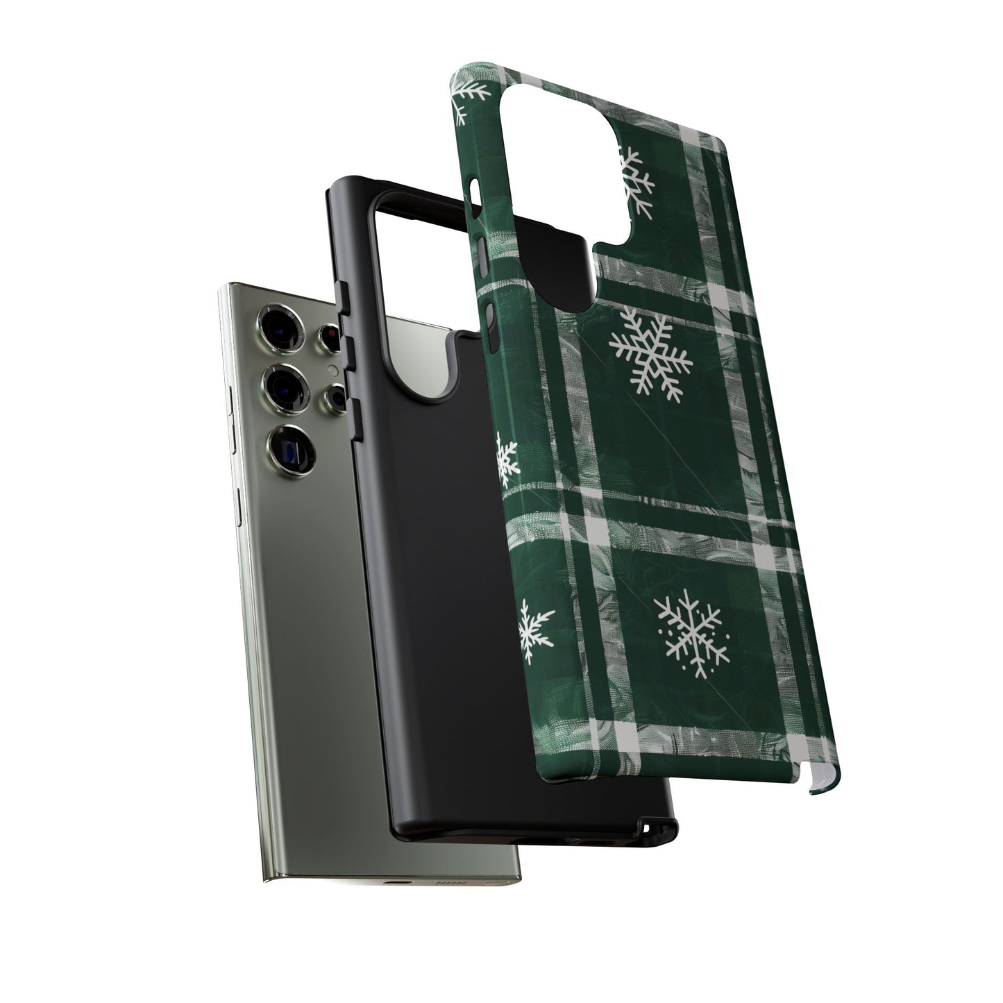 Frosted Tartan – Tough Glossy Samsung Galaxy Case
