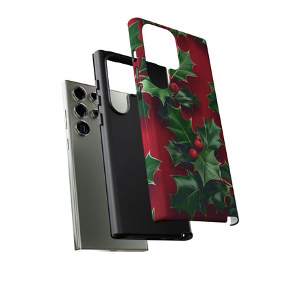 Holly Berry Bloom – Tough Glossy Samsung Galaxy Case
