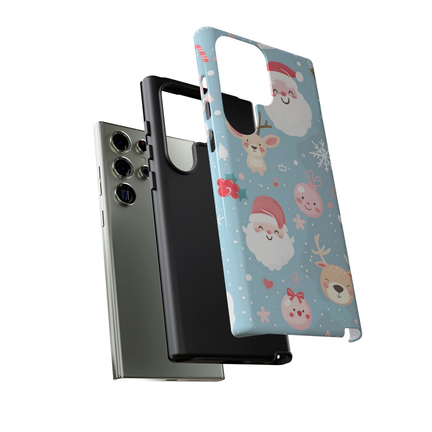 Pastel Santa Joy – Tough Glossy Samsung Galaxy Case