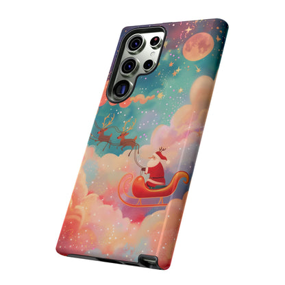 Starlit Santa Sky –  Tough Glossy Samsung Galaxy Case