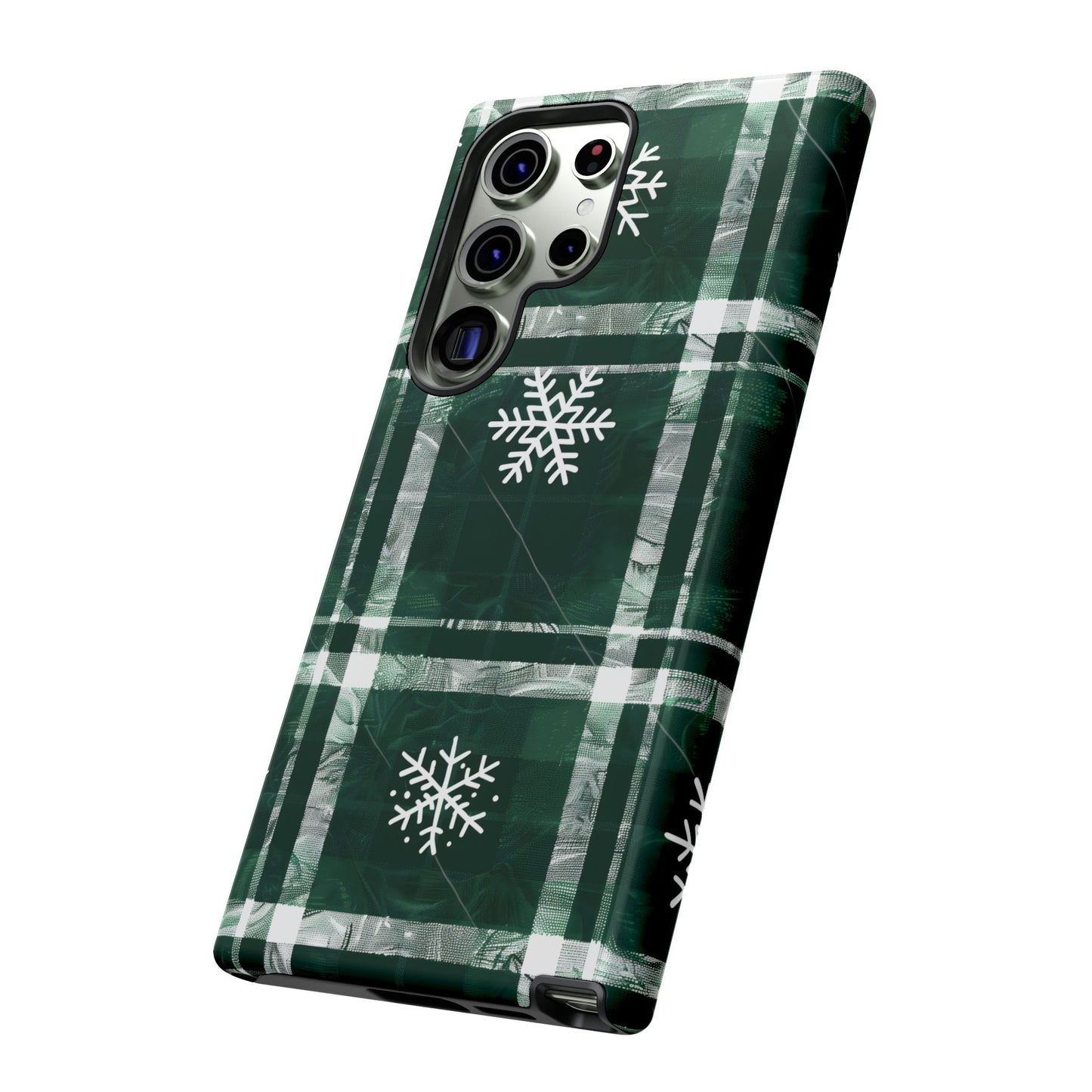 Frosted Tartan – Tough Glossy Samsung Galaxy Case