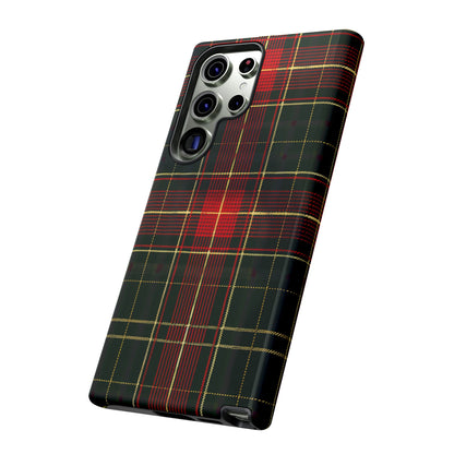 Classic Christmas Tartan – Tough Glossy Samsung Galaxy Case