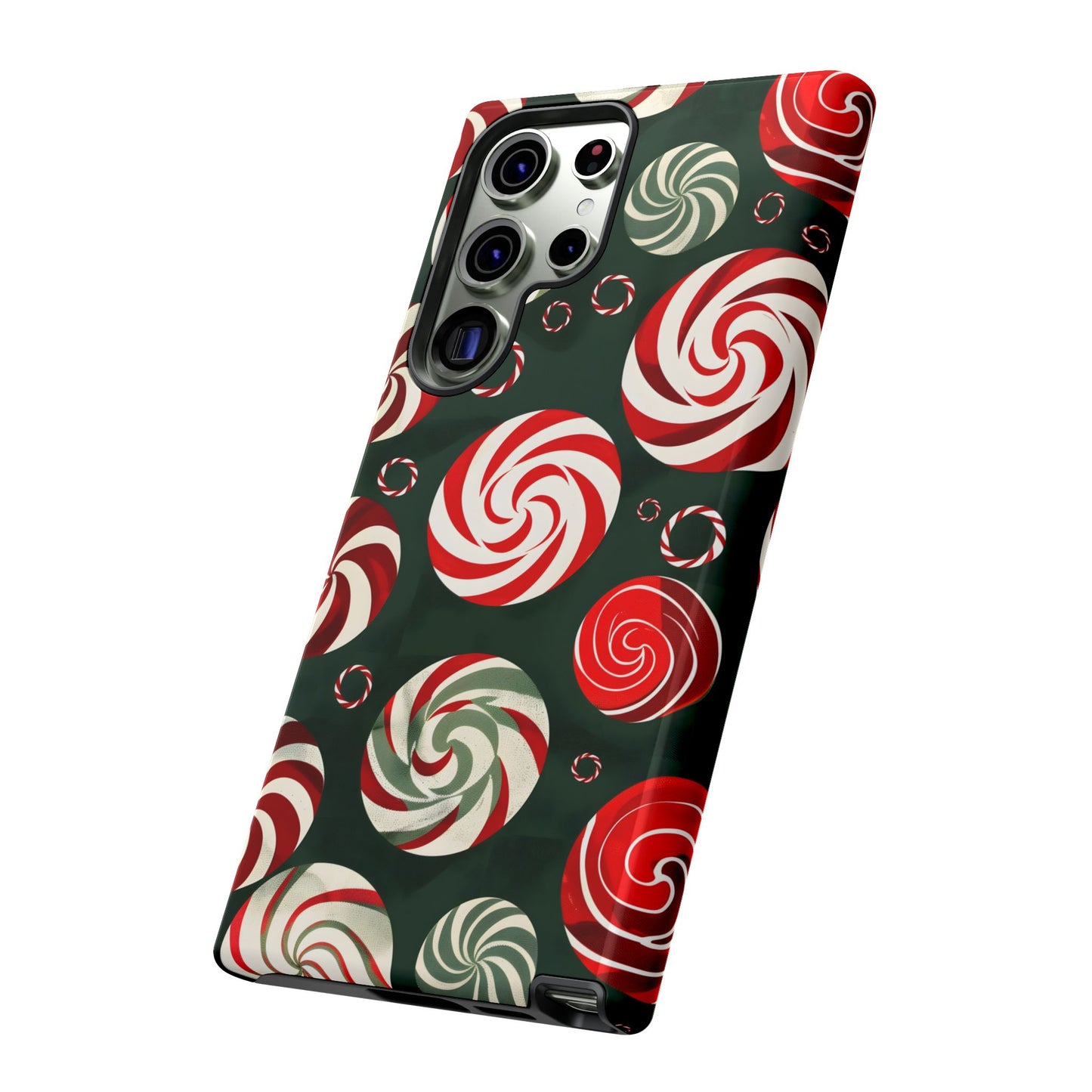 Peppermint Swirl Burst – Tough Glossy Samsung Galaxy Case