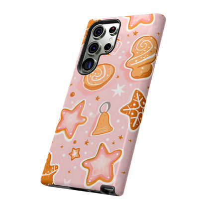 Gingerbread Sweet Stars – Tough Glossy Samsung Galaxy Case