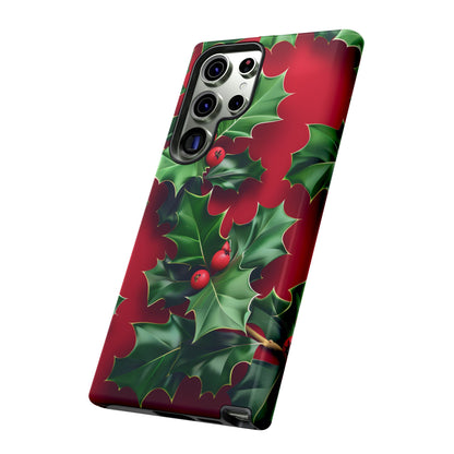 Holly Berry Bloom – Tough Glossy Samsung Galaxy Case