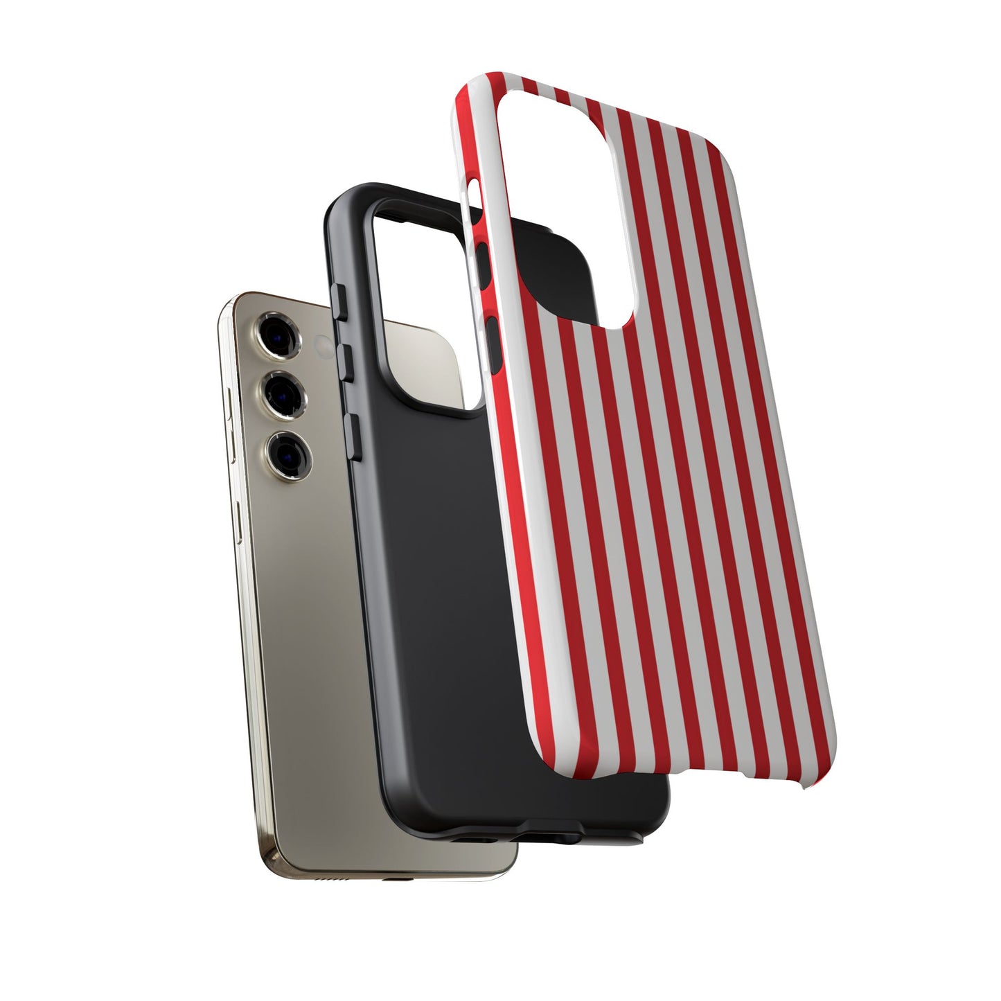 Candy Cane Stripes – Tough Glossy Samsung Galaxy Case