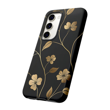 Golden Elegance – Tough Glossy Samsung Galaxy Case