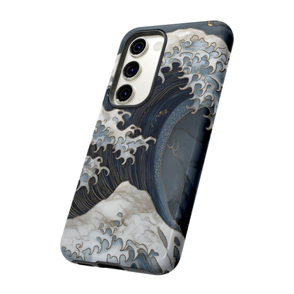 Golden Wave – Tough Glossy Samsung Case