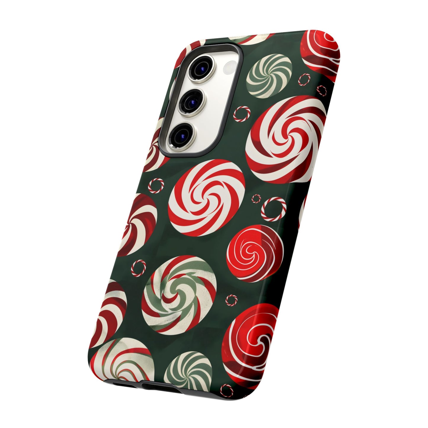 Peppermint Swirl Burst – Tough Glossy Samsung Galaxy Case