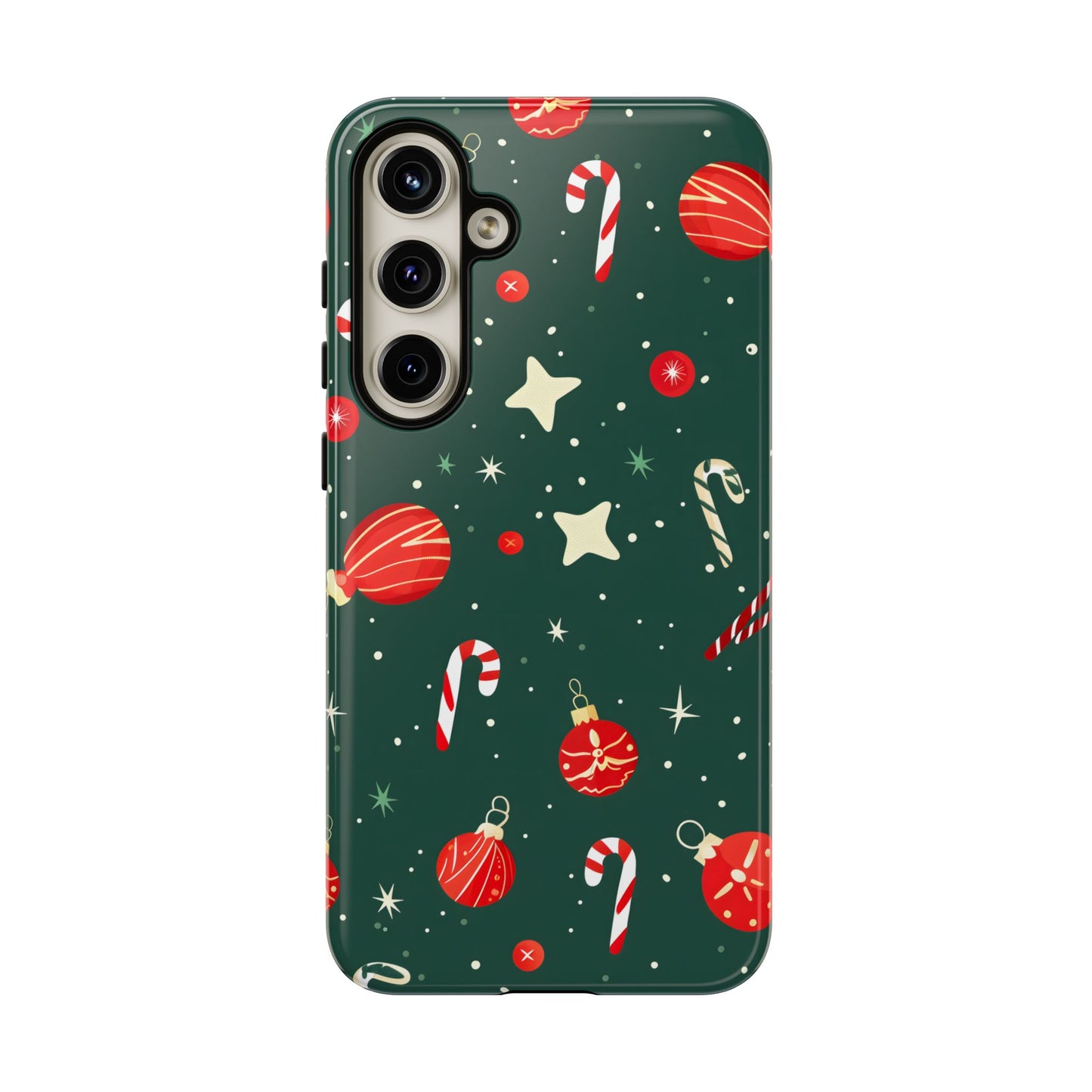 Festive Ornament Scatter – Tough Glossy Samsung Galaxy Case
