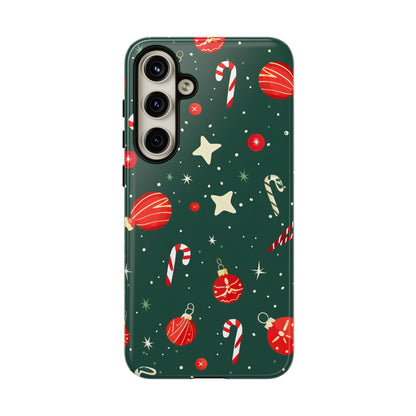 Festive Ornament Scatter – Tough Glossy Samsung Galaxy Case