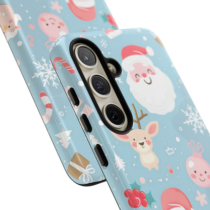 Pastel Santa Joy – Tough Glossy Samsung Galaxy Case