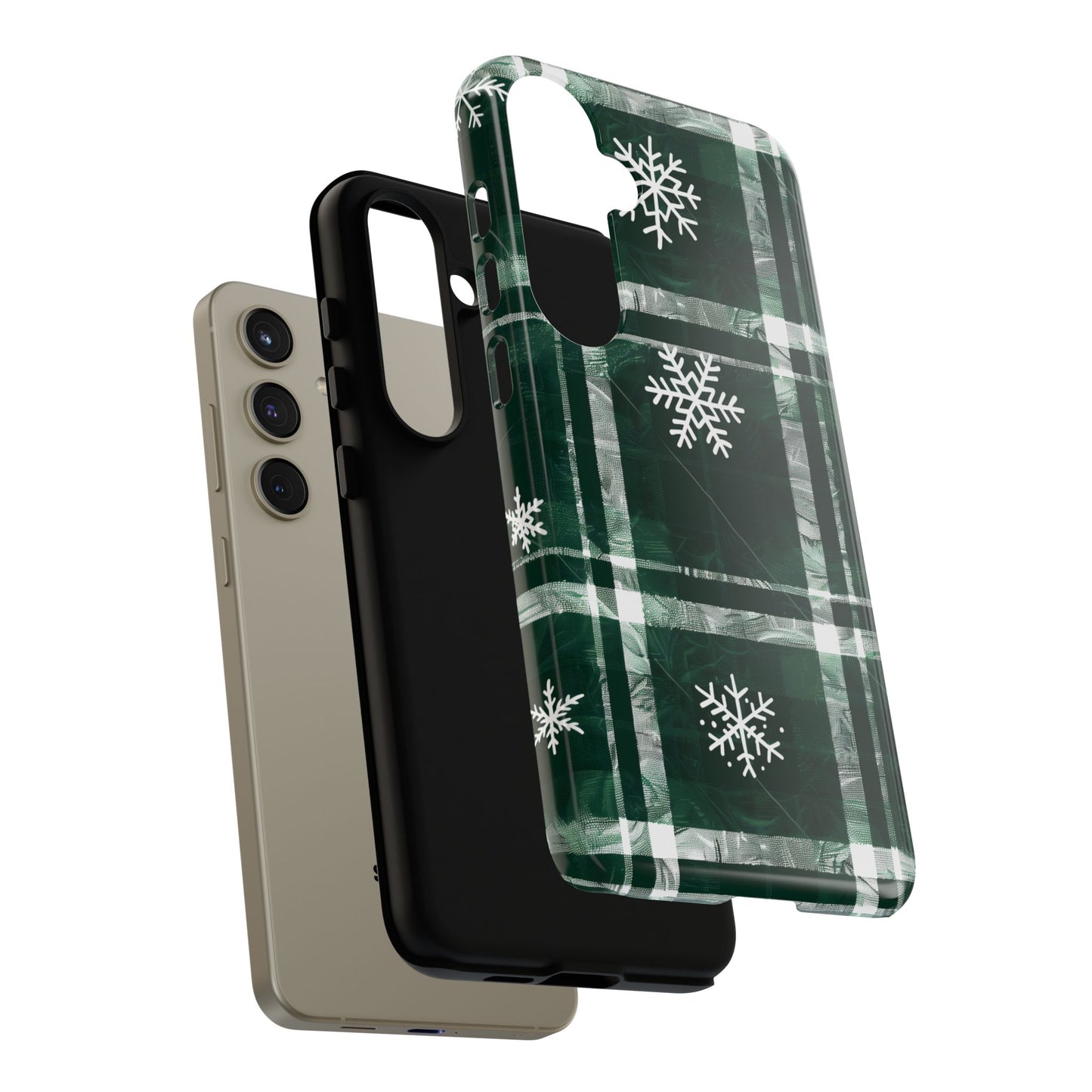 Frosted Tartan – Tough Glossy Samsung Galaxy Case
