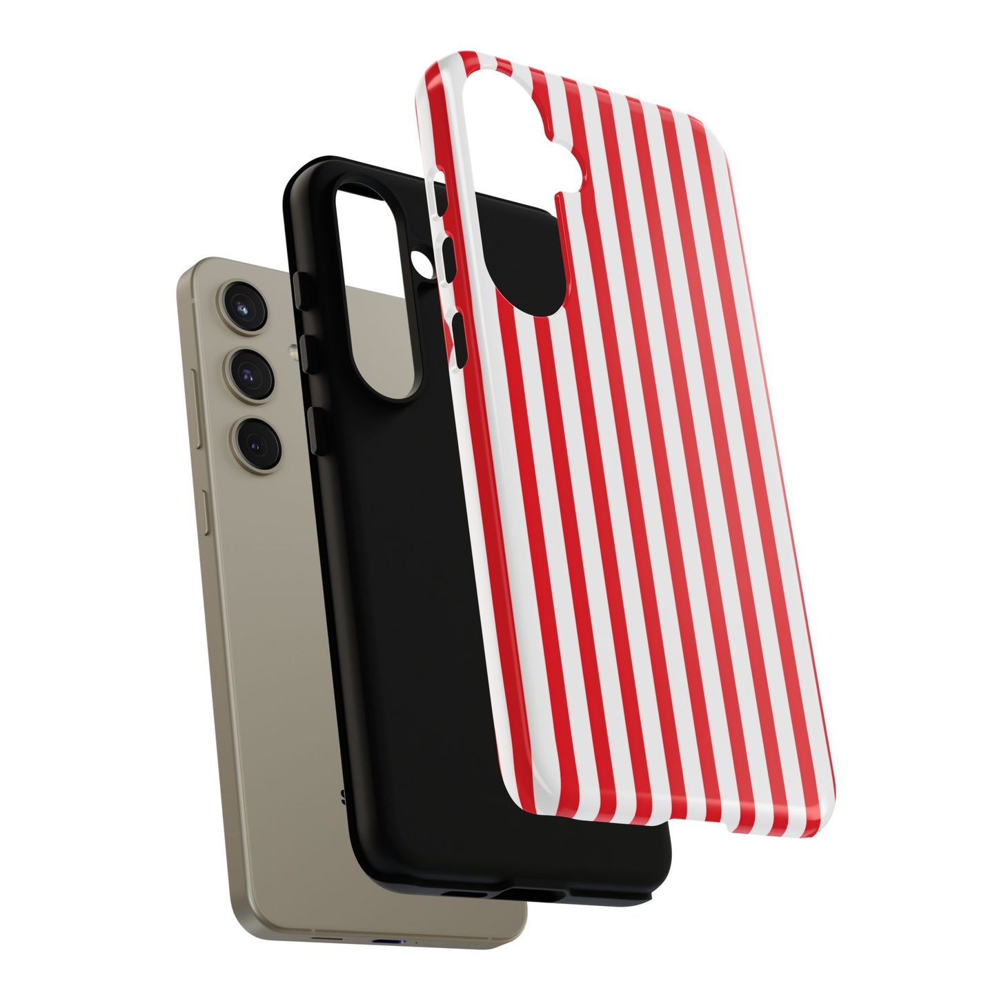 Candy Cane Stripes – Tough Glossy Samsung Galaxy Case