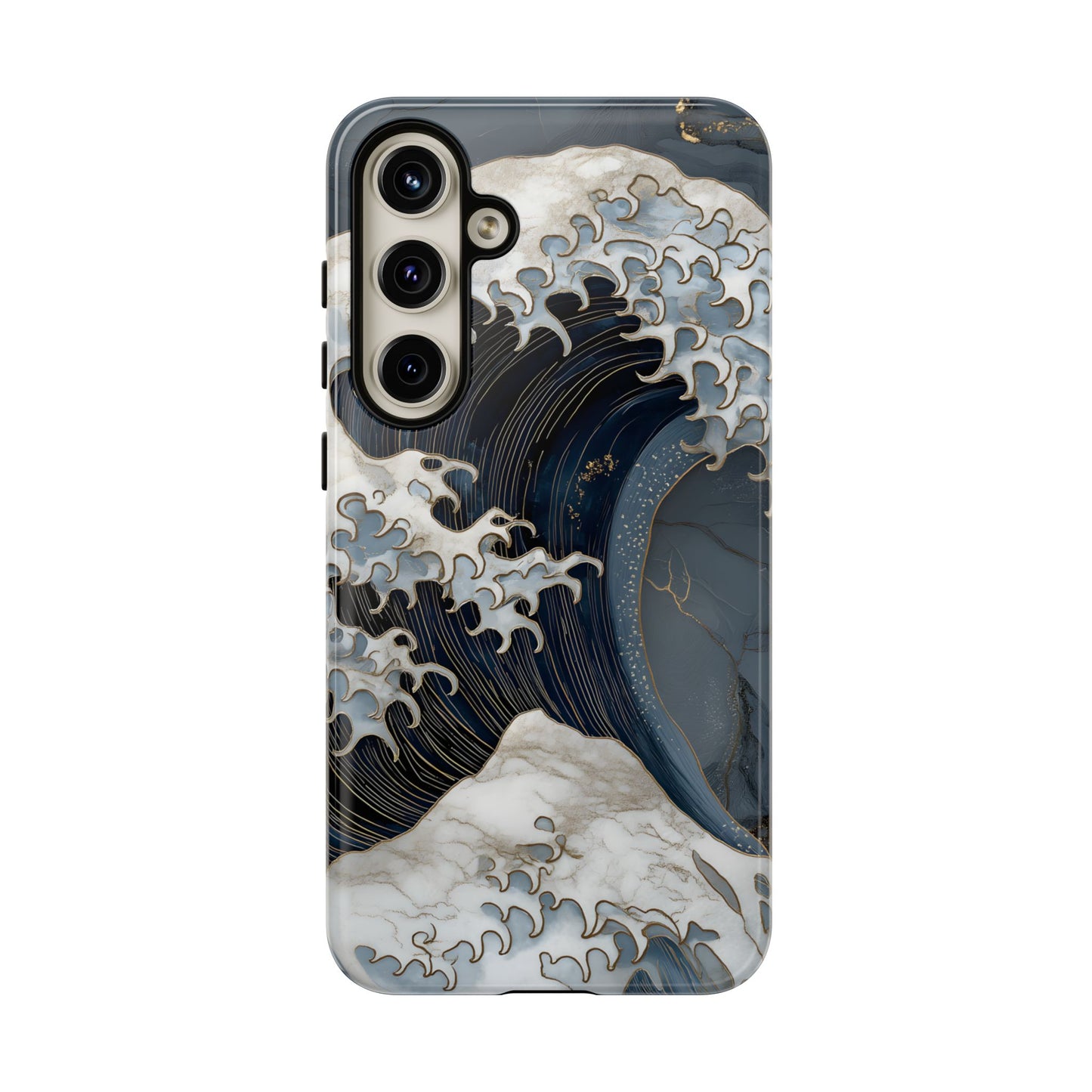 Golden Wave – Tough Glossy Samsung Case