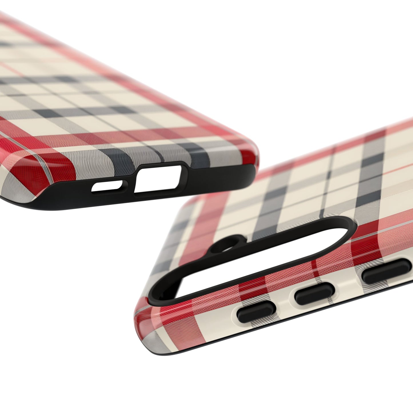 Winter Tartan Classic – Tough Glossy Samsung Galaxy Case