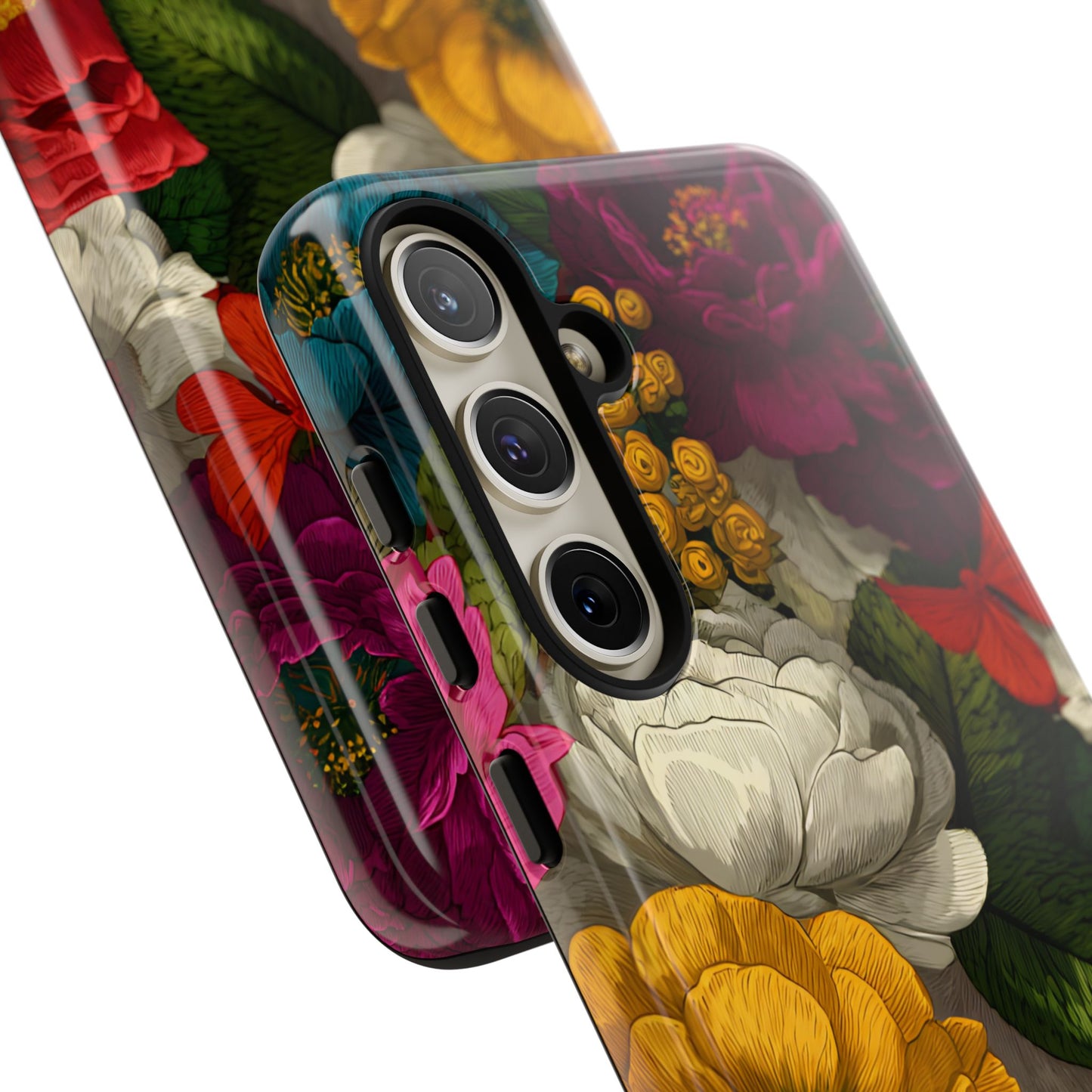 Midnight Bloom – Tough Glossy Samsung Galaxy Case